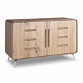 **Technische Titel in het Nederlands:** Moderne houten kast met strakke lijnen en minimalistisch ontwerp.